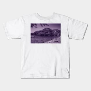 Glacier National Park Lake and Mountains2 Kids T-Shirt